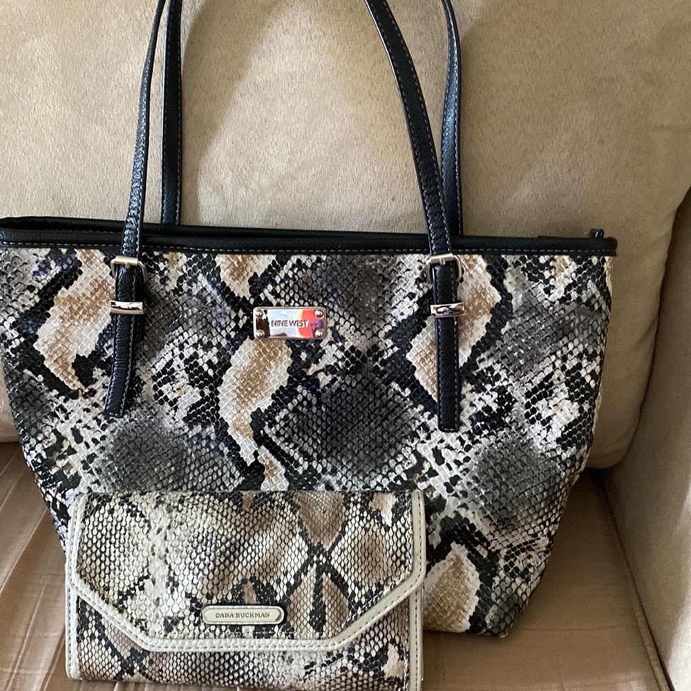 Nine West purse with Dana Buchman wallet (kohl’s).